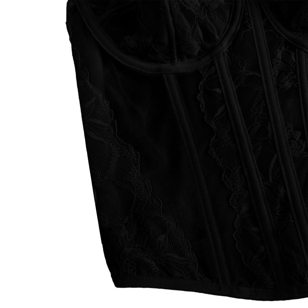 Women's Lace Trim Racerback Camisole Shapewear Top Slimming Bodysuit for Everyday Wear and Layering