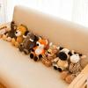 25CM Kawaii Animais da Selva Pelúcia Animais da Floresta Pelúcia Cachorro Zebra Elefante Leão Raposa Girafa Brinquedos Infantis Boneca Presente de Aniversário