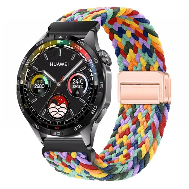 Nylon Band for Huawei Watch 5/GT5 Pro/GT5/4/3 46mm Sport Wristband for Amazfit Balance 2 1/Bip 6 5/GTR 47mm/GTS 4/Active 2 Strap