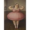 Botero Classic Exhibition Artwork Girl with Cat/The Musicians Abstract Poster Canvas Painting Wall Pictures Home Decor