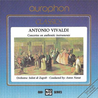 CD UNKNOWN ARTIST - ANTONIO VIVALDI CONCERTOS ON AUTHEN AU031425 Aurophon 1989 Japan Soul/Funk Used