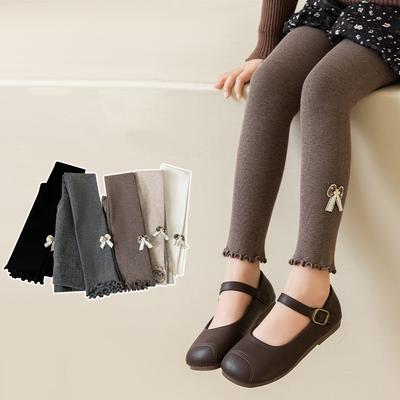 Spring Autumn Baby Pants Newborn Girls Leggings Striped Cotton Princess Pants Kids Children School Uniform Leggings Tights