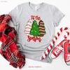 Tis The Season Little Debbie Christmas Trees Merry T Shirt Vintage Fashion Versatile Slightly Stretched Casual Graphic