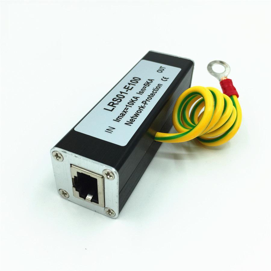 POE RJ45 Ağ Gözetim Yıldırımdan Koruyucu - Bilgisayar Ağı Ekipmanları için Video Sinyali Koruyucu