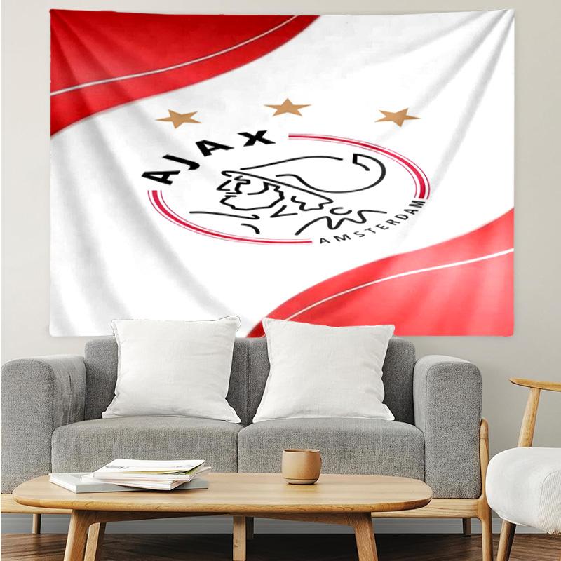 AFC Ajax Emblem Design Tapestry Hanging for Bedroom,Livingroom, Playroom,Decor Art Room Wall Tapestry Holiday and Birthday Gifts