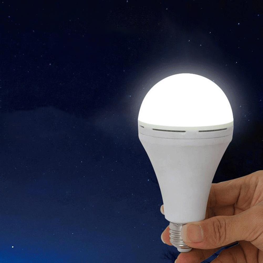 Rechargeable Emergency LED Light Bulb E27 9W 15W 6500K Stay Bright Power Outage Lamp With Hook For Home Water Flashlight