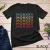 Funny Monkey Ape Gorilla Retro Monkey T-Shirt Unisex T-shirt
