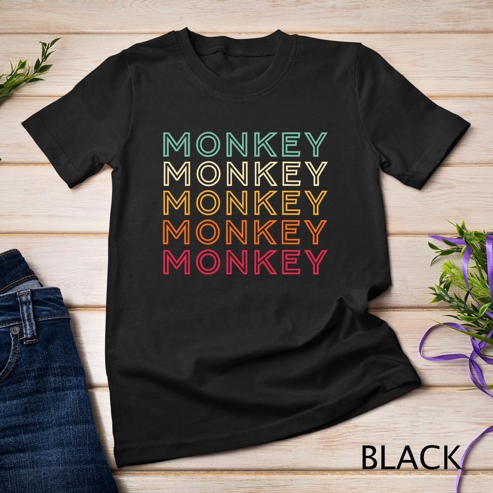 Funny Monkey Ape Gorilla Retro Monkey T-Shirt Unisex T-shirt