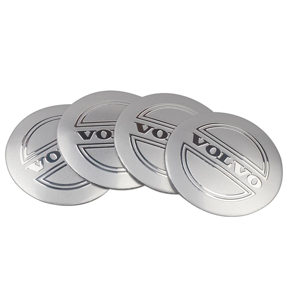 4Pcs 56mm Car Wheel Center Hub Caps Badge Stickers For Volvo C30 C40 C50 C70 S40 S60 S70 S80 S90 V40 V50 V60 V70 V90 XC30 XC40