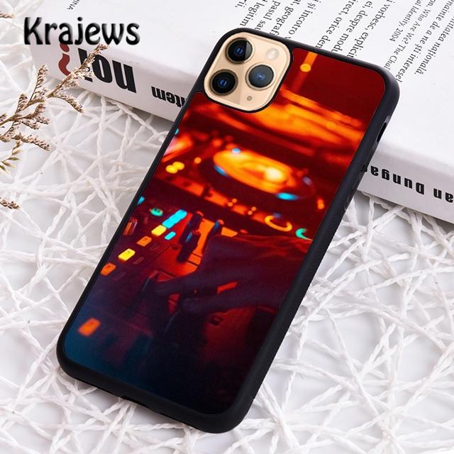 Krajews DJ Mixer Music Soft Phone Case Cover For iPhone 17 Air 16 15 14 Plus 11 12 13 Pro Max Coque Shell Fundas