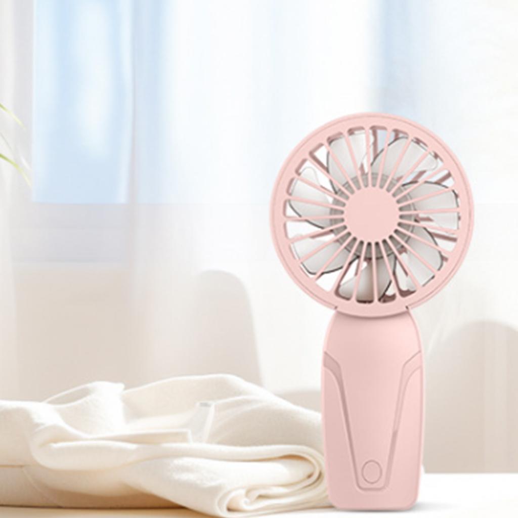 Handventilator 600mAh Akku Tragbarer Handventilator Batteriebetrieben mit 3 Geschwindigkeiten für Reisen im Freien