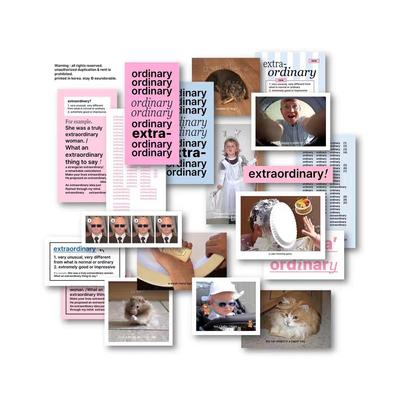 Korean Eeundorable Planner Collage Sticker Pack - Style and Decoration