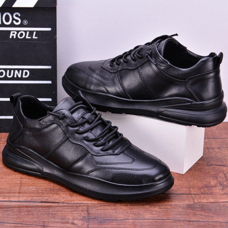 New Designers Business Dress Shoes Genuine Leather Formal Office Men Shoes Party Fashion Wedding Man Footwear Trendy Sneakers