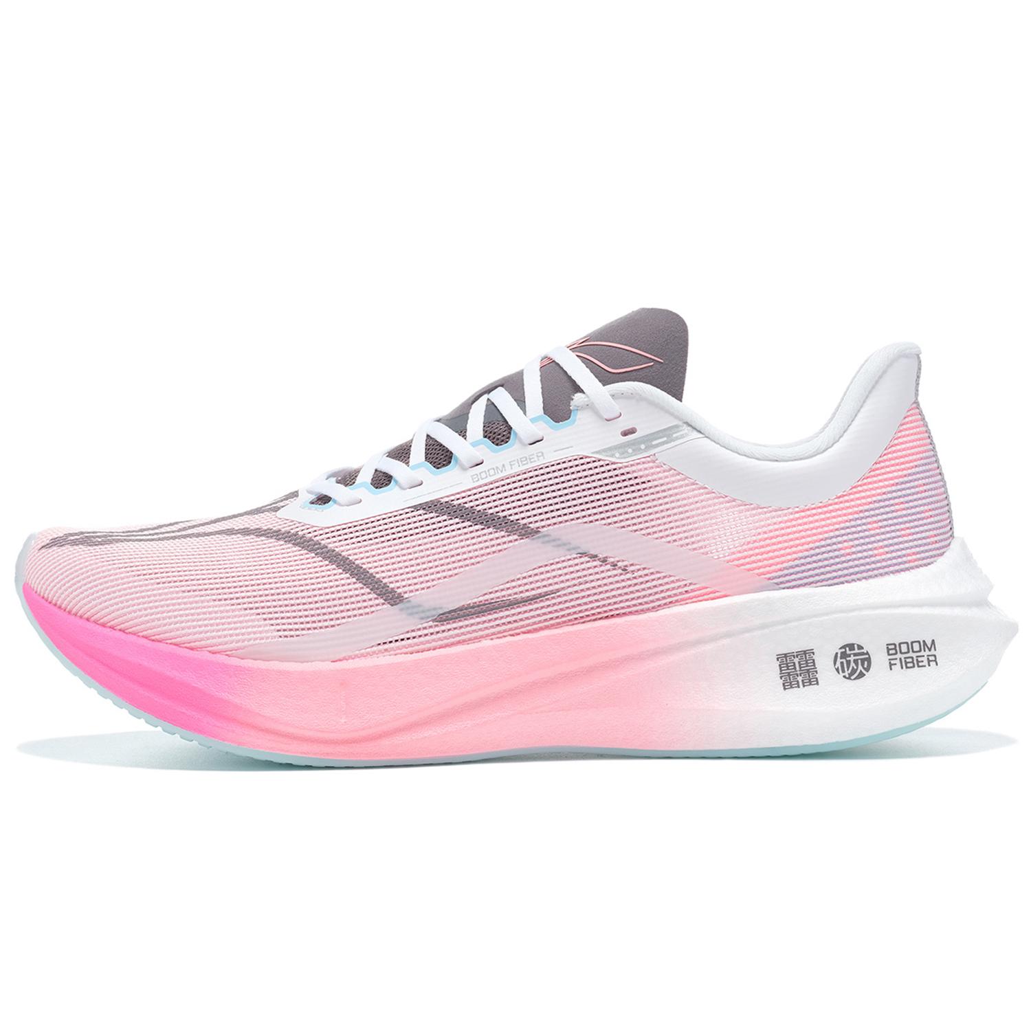 

New LINING Feidian 3 Challenger Pink White Women s ARMT038-6 36