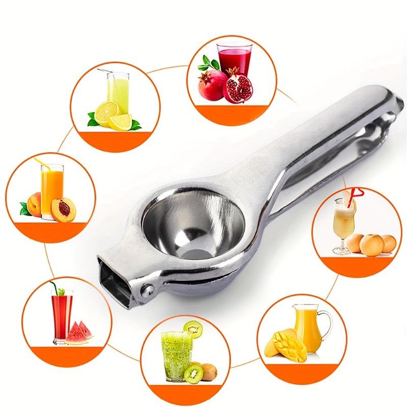 Stainless Steel Lemon Juicer Heavy Duty Press with Ergonomic Lever for Citrus Fruits Apples Pears Easy Clean Home Commercial Use