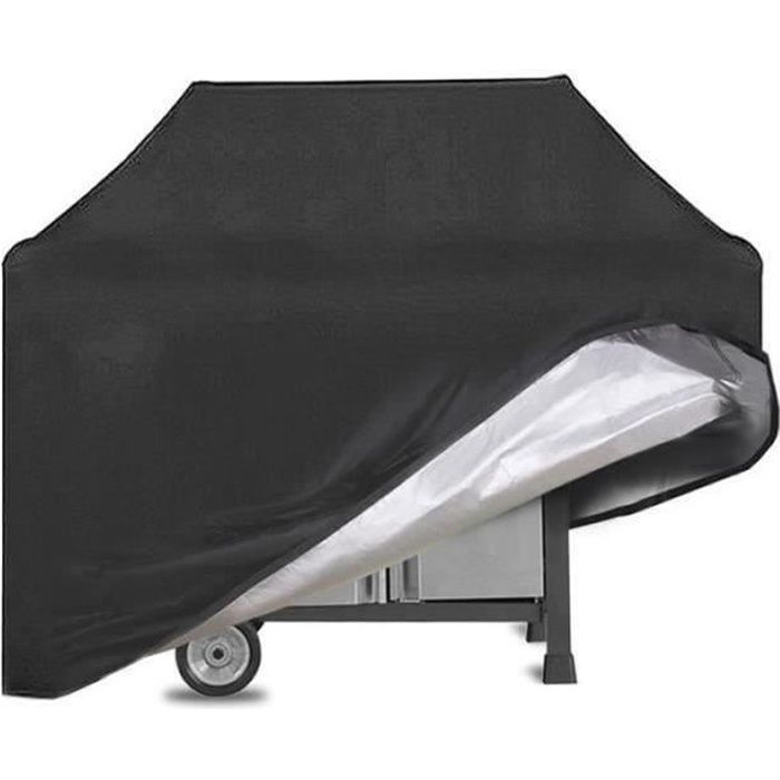 Housse de Protection Barbecue - Weber - Noir - Anti-UV - 145x61x117 cm - Convient jusqu'à 58 pouces