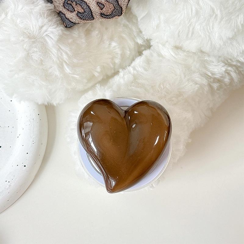 Simple Magnetic Attraction Is Suitable For Magsafe Mobile Phone Airbag Bracket Three-Dimensional Love Ring Folding