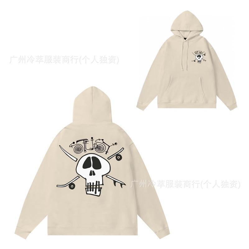 Mens Oversized Hooded Sweatshirt With Letter Print Streetwear Style Cotton Pullover Winter