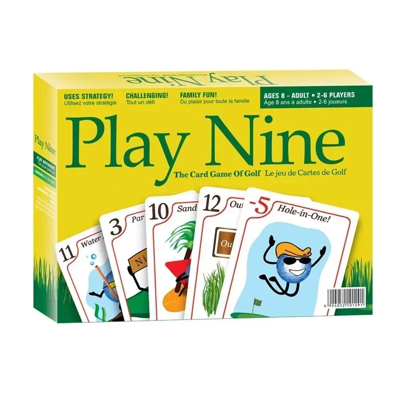 Play Nine Card Game for Family Party Entertainment Playing