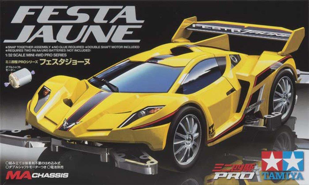 

Tamiya Mini 4WD PRO Series Festa Jaune 18637 №37 (Шасси МА)