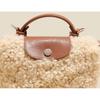 Ielgy Autumn Winter Lamb Bag Wool Bag All-Match One-Shoulder Messenger Dumpling Bag