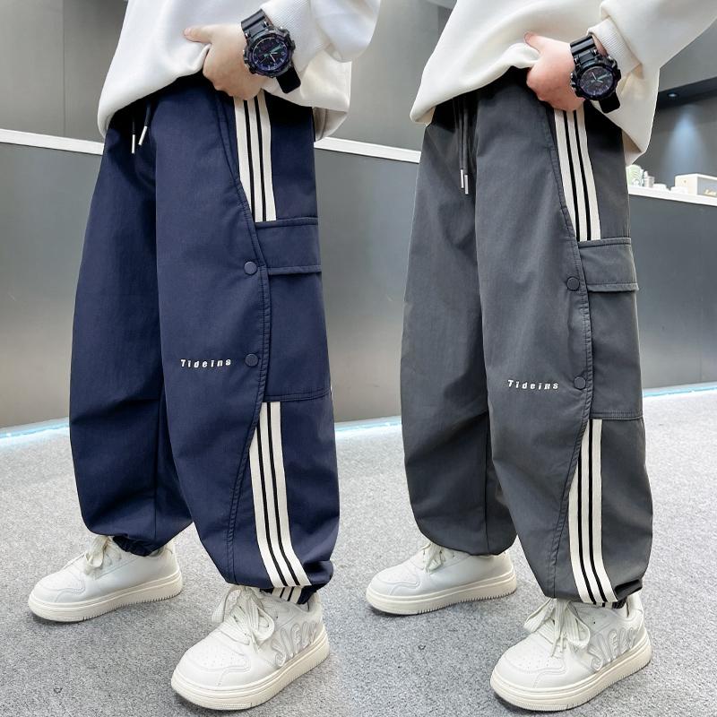 Children's Clothing, Boys' Pants, Spring and Autumn Styles, 2026 New Spring Clothing, Sports Pants, Middle-aged Children's Spring Casual Boys' Trend