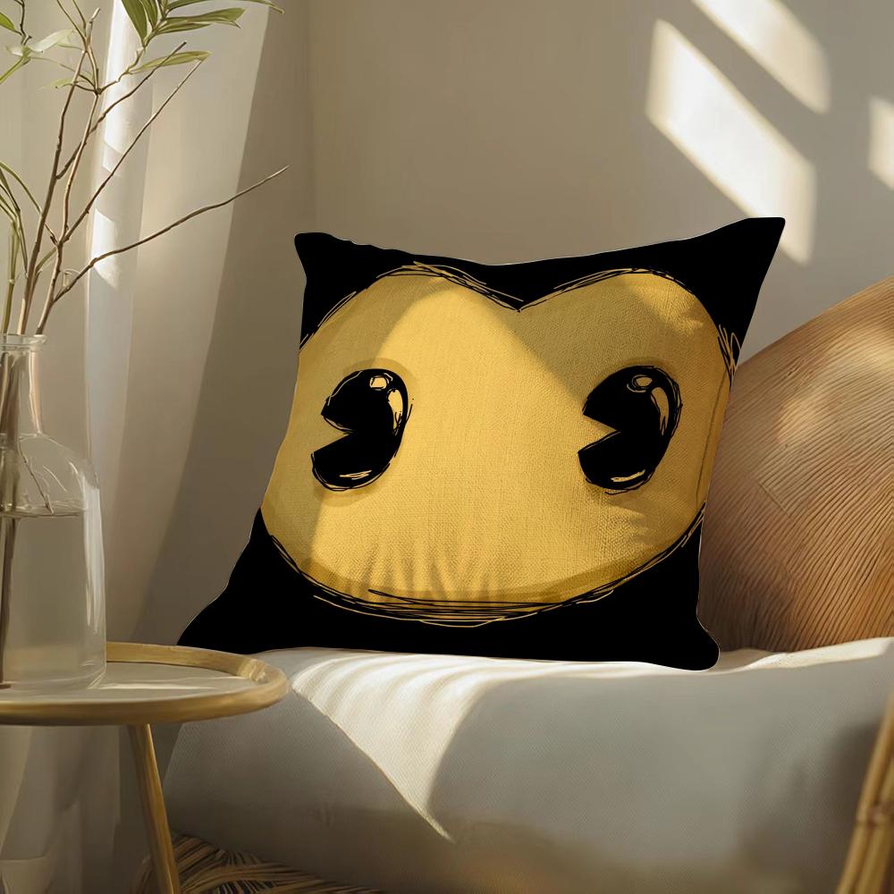 GameBBendyandtheInkMMachine Pillow Case Pillowcase Doublesided Printed Sofa Cushion Bedroom Headboard