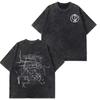 Rosala LUX TRACKLIST TEE Album Tour  Vintage Washed Tshirt Men Women Short Sleeve Cotton Aesthetic Tshirts Casual Tshirts