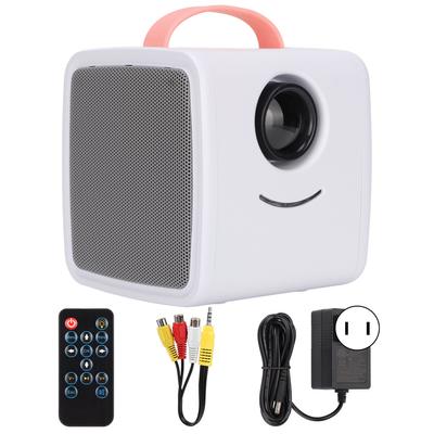 Mini Projector 1080P 2W Loudspeaker Soft Harmless Light 30000 Hours Durable Portable Projector for