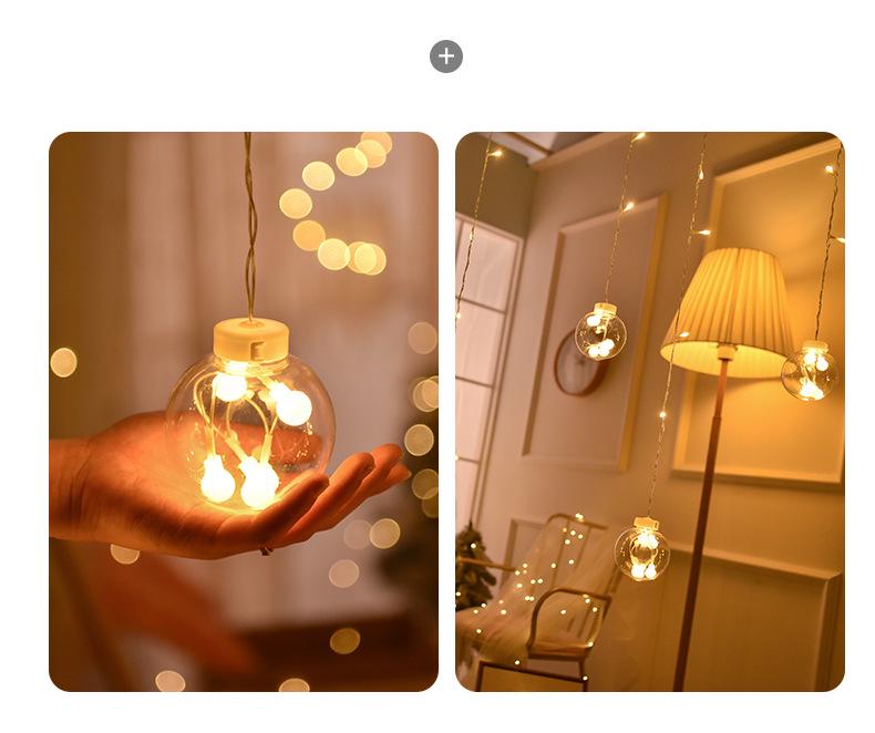 LED Fairy String Lights - Romantic Wishing Ball for Bedroom Decor