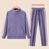 Women's 2024 Autumn Casual Sportswear Set: Long Sleeve Top & Elastic Cuff Straight-Leg Pants.