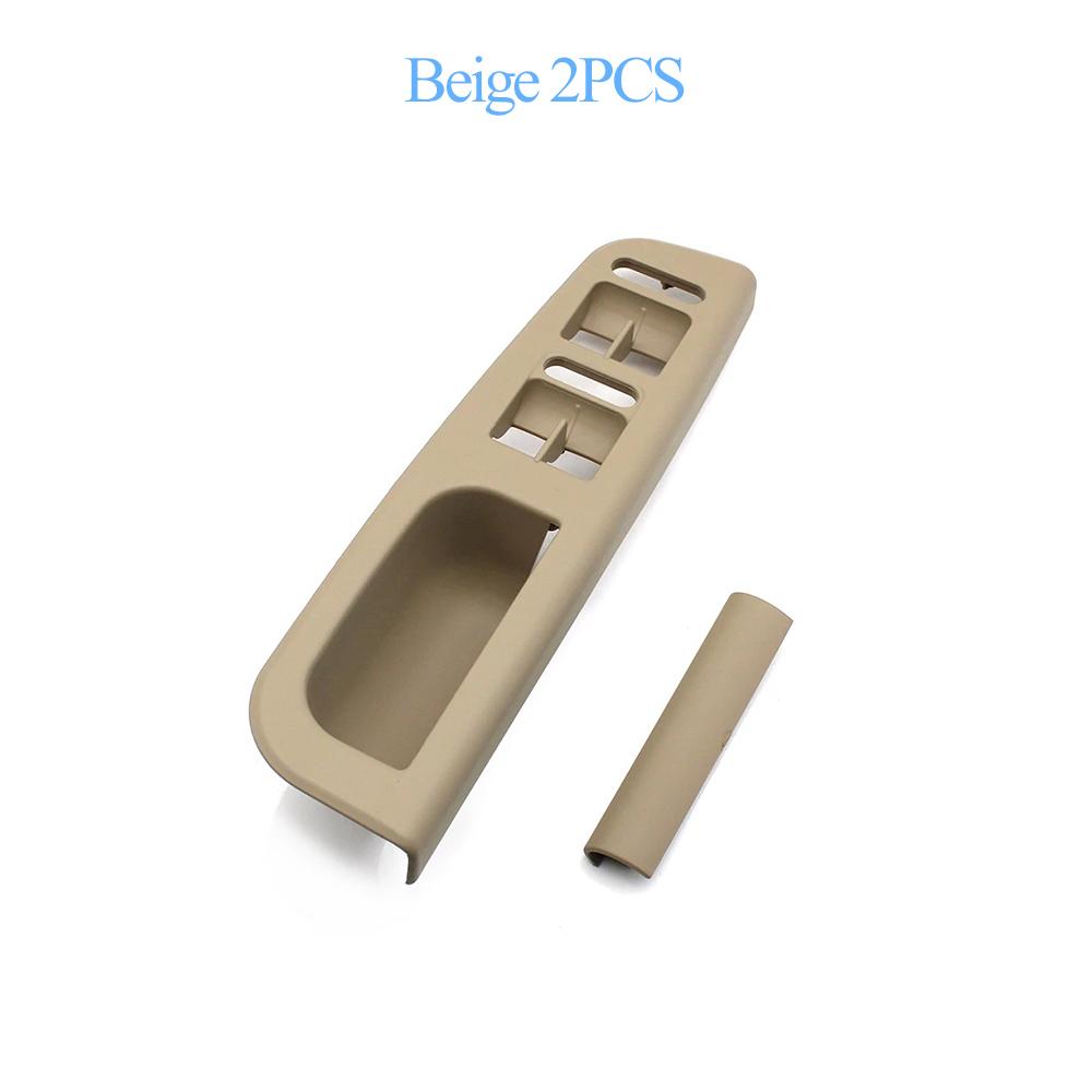 LHD Interior Front Rear Left Right Door Armrest Panel Pull Handle Grab Cover For Volkswagen VW Bora Golf 4 MK4 Jetta 1999-2004