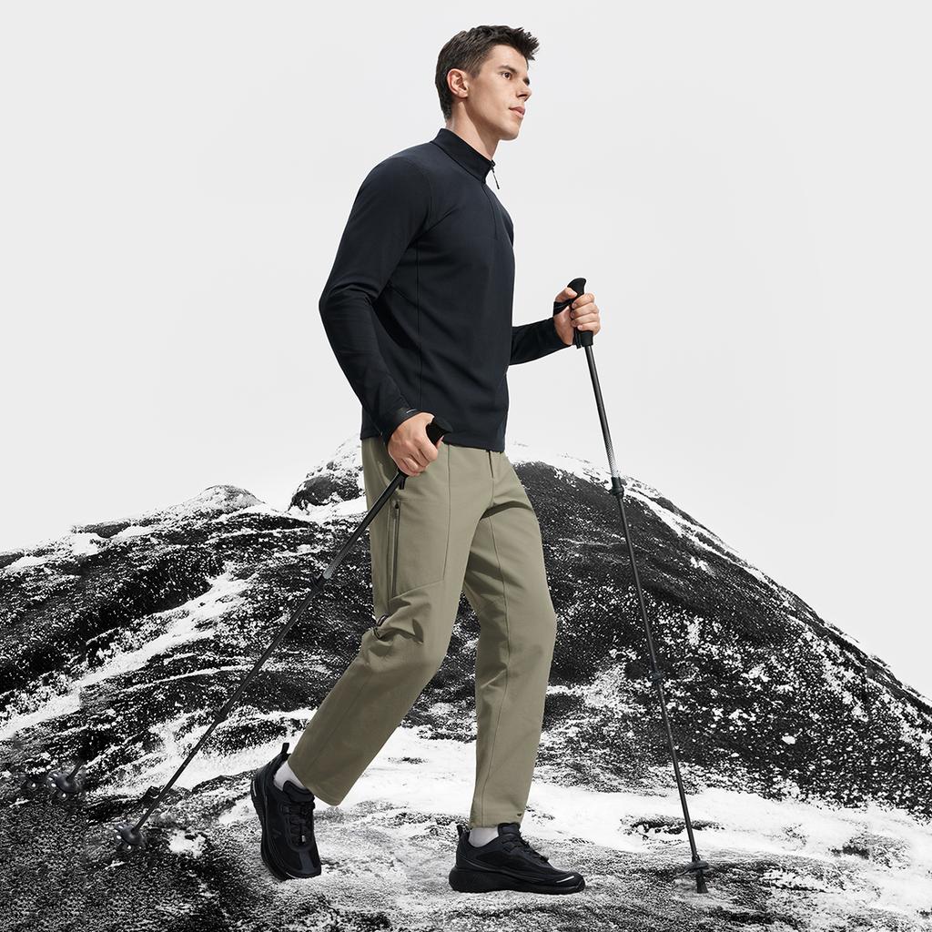 Fila Explorer Hochwertiges Lässiges Sportliches Klassisches Bequemes Weiches Strick Langarm T-Shirt Herren Tops A11M547203FBK