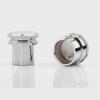Kupfervergoldete Rhodium-XLR-Stecker- und -Buchsen-Schutzkappe mit Staubschutz