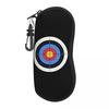 Archery And Gun Range Target Soft Case Neoprene Zipper Archer Bow Hunting Sport Shell Eyeglass Case Protective Box For Glasses