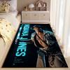Pop Culture Area Rug, Indiana Jones Raiders Lost Ark Neon Sword Movie Poster, Living Room Decor, Non-Slip Mat