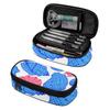 Pen Case Roomy Interior Smooth Zipper Strong Polyester Fabric with Main Pocket Mesh Layer and Removable Pen Divider for Boys Girls