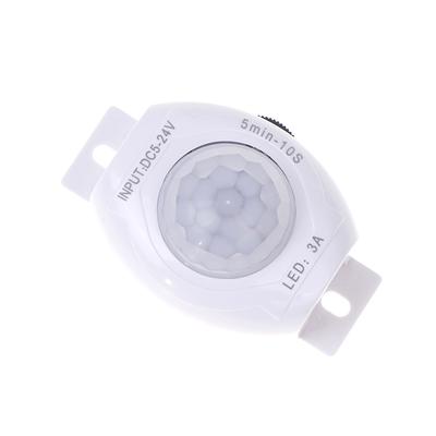 Bewegungsmeldeschalter DC 5V-24V 3A Aktivierter Timer Automatischer Bewegungsmelder Ein Aus LED Streifenlicht PIR Bewegungsmeldeschalter