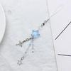 Cute Bowknot Phone Charm Acrylic Star Pendant Keychain Ornament Bag Accessory