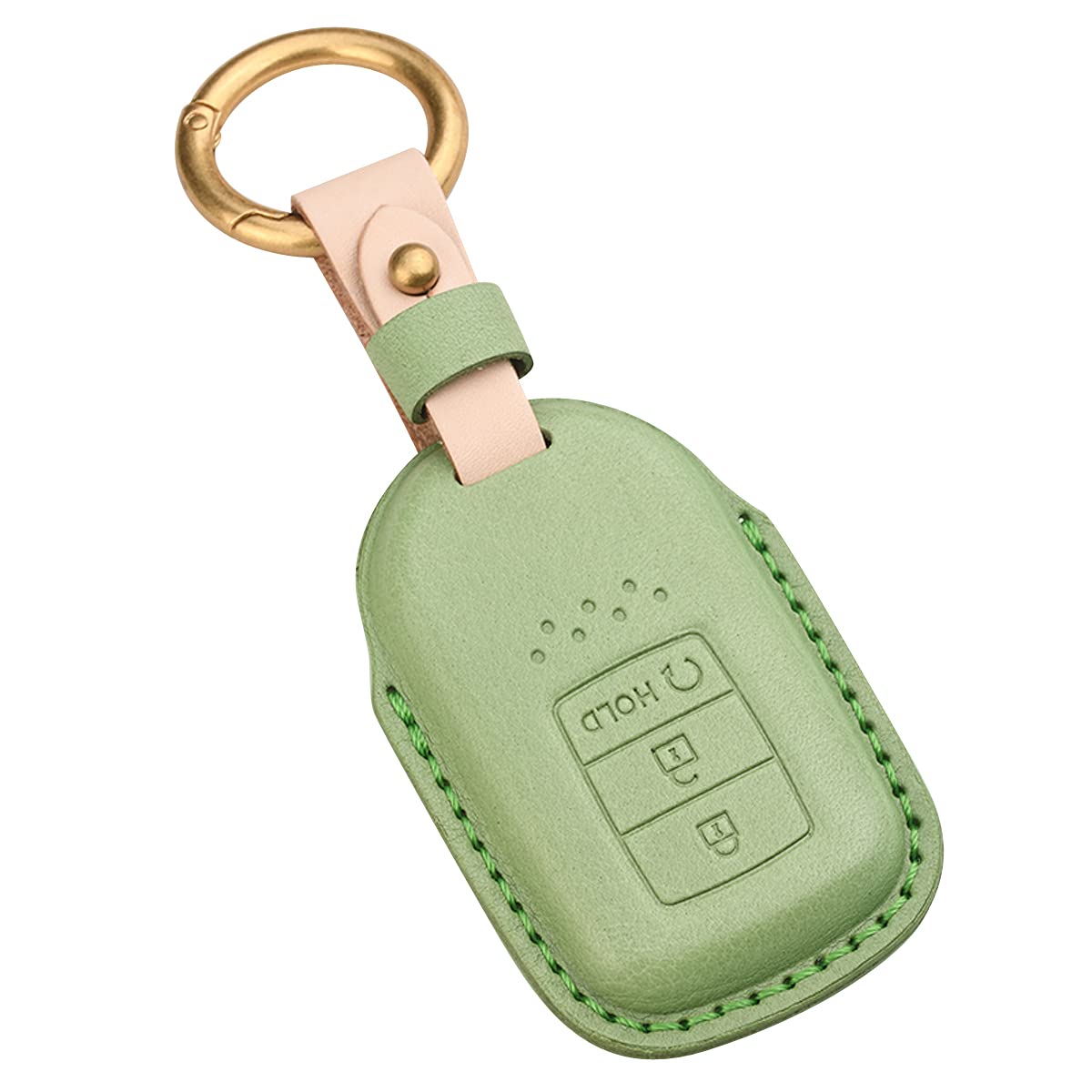 

Кожаный чехол для ключа Honda Key Case Key Key Brake Honda Vezel Step Wagon Spada Smapita Hard New Fit Hybrid Freed Shuttle Jade (Мидори)