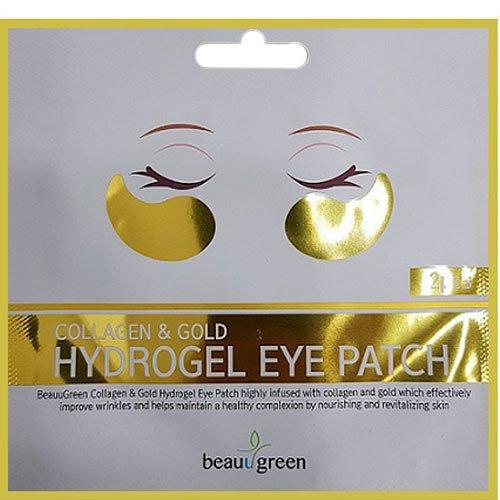 Beauugreen Hydrogel Eye Patch Płatki Pod Oczy Collagen & Gold 2Szt