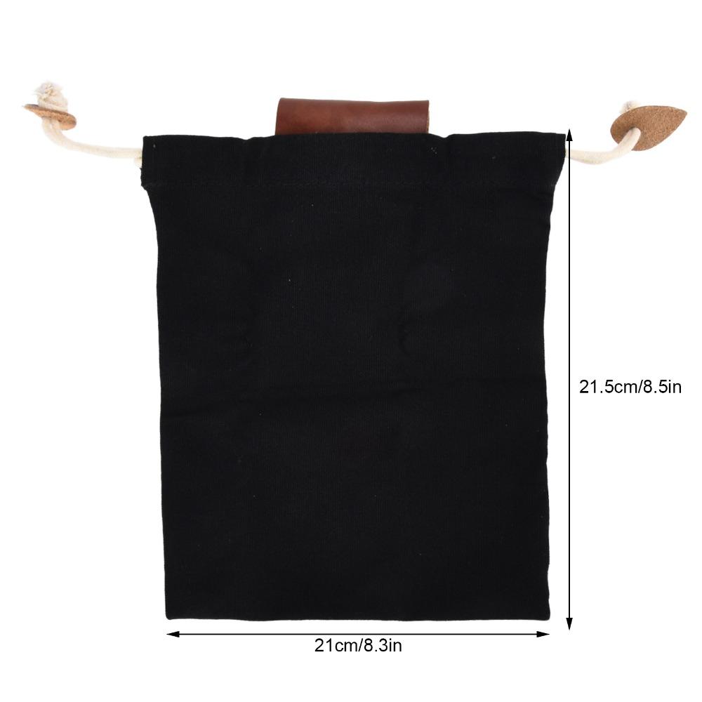 Collapsible Foraging Bag Leather Trim Outdoor Pouch Bag Portable Foraging Pouch Mushroom Foraging