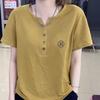 Short-sleeved T-shirt for Women In Summer Large Size Loose New Style To Cover Belly and Make Them Look Slim and Versatile Mother Casual Top for Women