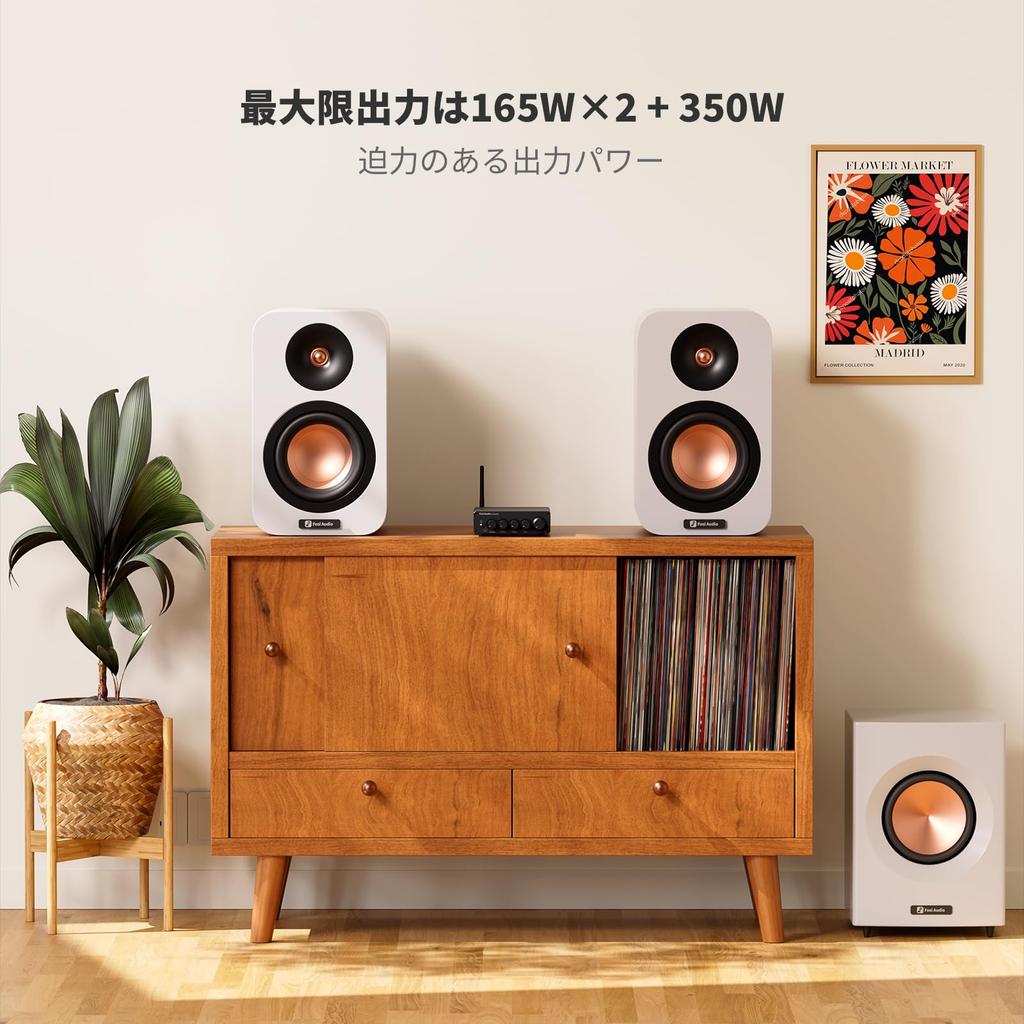 Fosi Audio BT30D PRO Bluetooth Power Amplifier TPA3255 Channel Mini Class D Integrated Amplifier Stereo Audio Amplifier Suitable for Power Supply