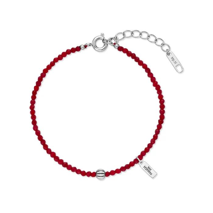 Pumpkin Beads Cherry Red Bracelet (White) BH7B66827WB190