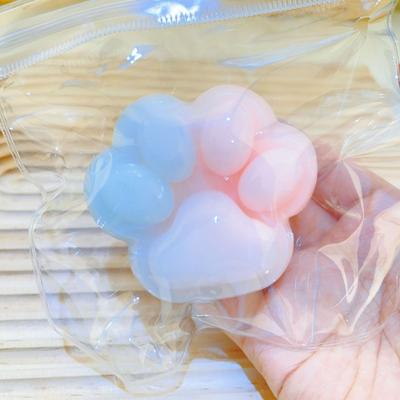 Cute Cat Claw Squishy Fidget Toys For Kids Soft Cat Paw Slow Rebound Decompression Stress Relief Release Of Pressure Squeeze Toy