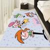 Cartoon The Fairly-OddParents Bathroom Mat Non-Slip Laundry Room Mat Laundry Decor Balcony Child Living Room Toilet Rug