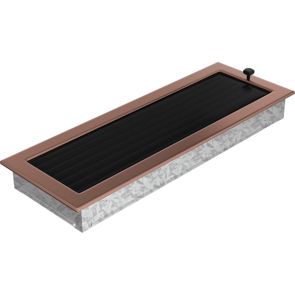 Vent Cover 17x49 Galvanic Copper with Blinds