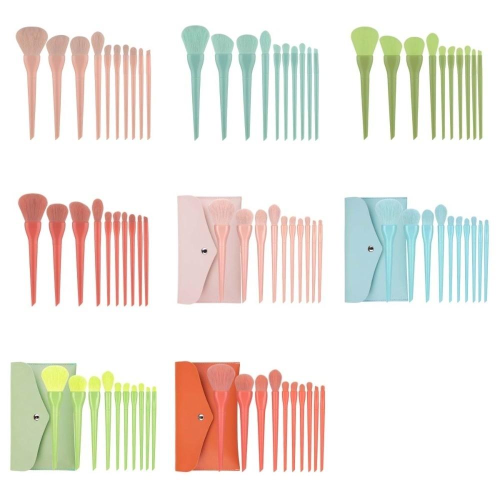 Makeup Tools Professional Makeup Brushes Candy Color Cosmetic Brush Set  Student