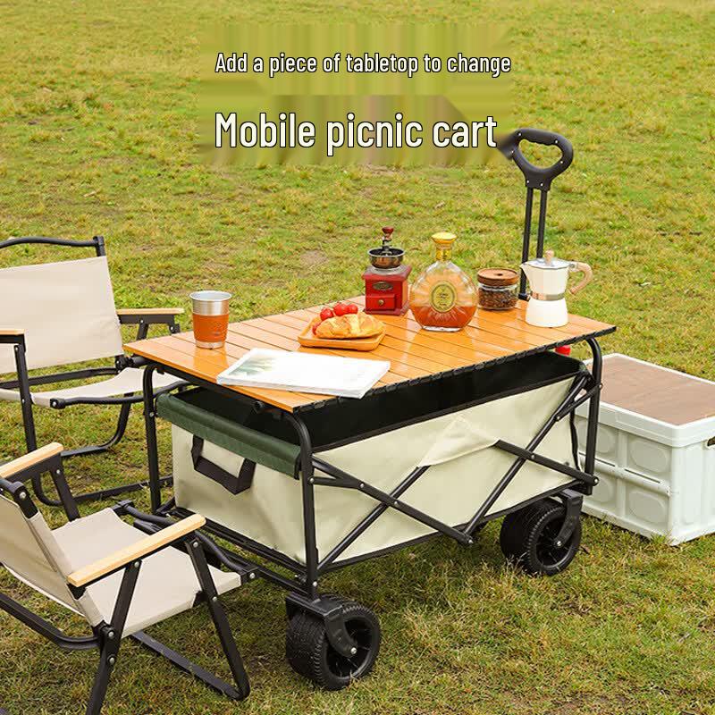 Foldable Outdoor Camping Utility Cart